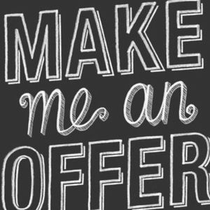 Today’s the day to clean out my closet!  If you like it why not make an offer?